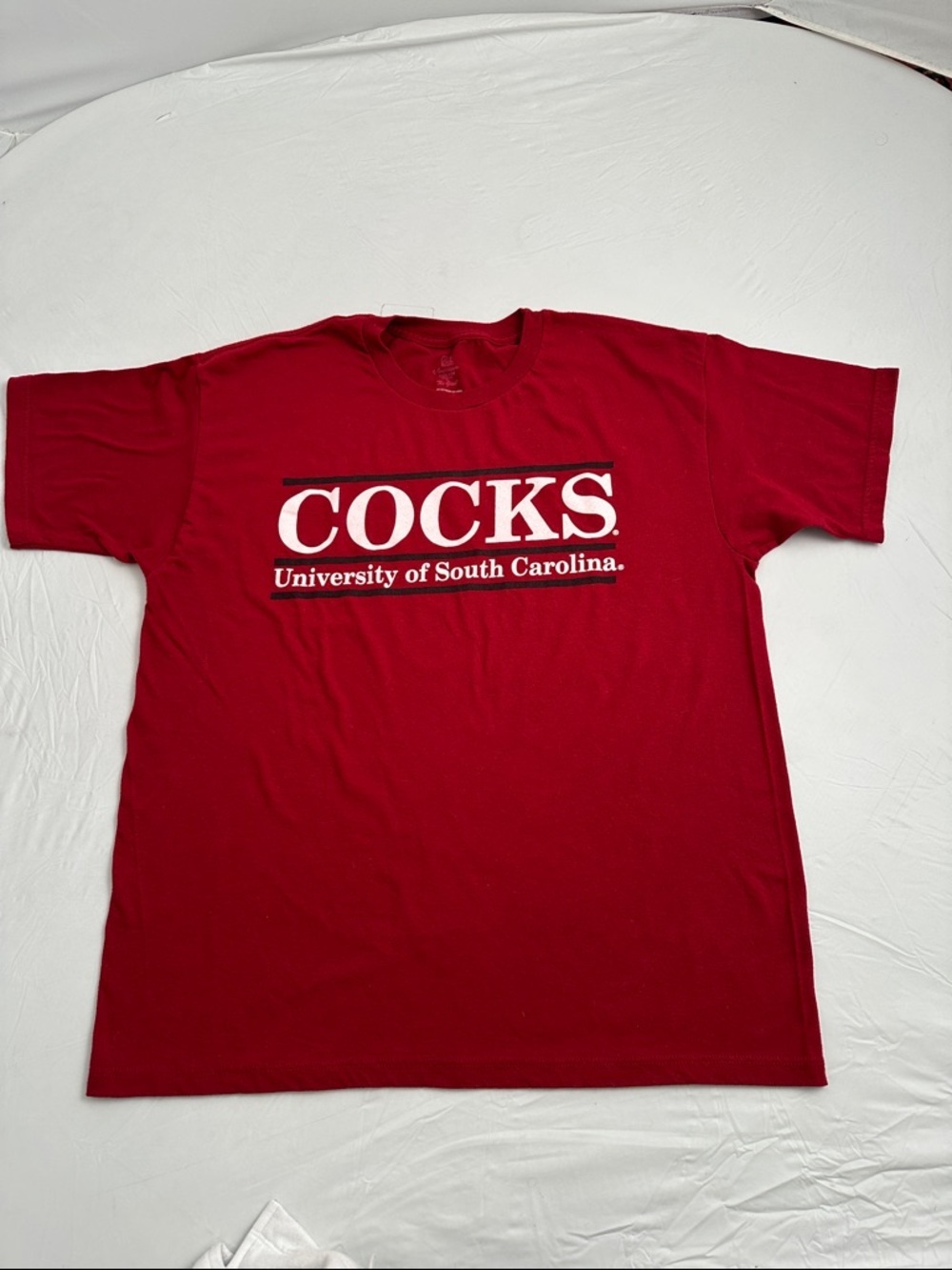 American Threads University of South Carolina Gamecocks red short sleeve t-shirt